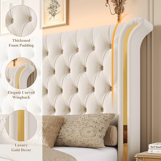 Keyluv King Smart LED Bed Frame - Image 5
