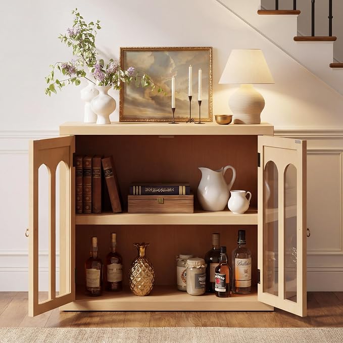 Fatmok Sideboard Buffet Cabinet Set of 2 - Image 5