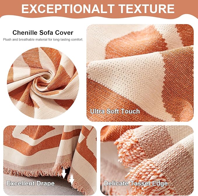 VClife Small Couch Cover for Dog, Washable Sofa Cover for Pet Washable Soft - Image 4