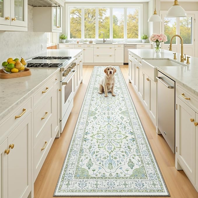RELEANY Area Rugs 2'x10' Runner Rug Non Slip Washable by RELEANY