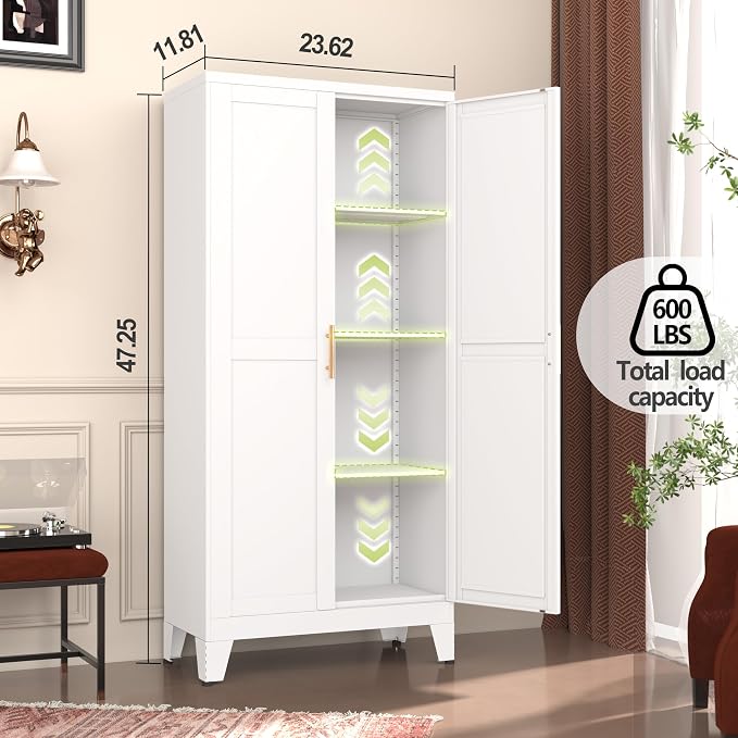 GAIOUS Metal Pantry Cabinet, Kitchen Pantry Storage Cabinets - Image 2