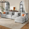 ELUCHANG Oversized 153" Modular Sectional Sofa, Comfy Cloud Couch, L Shaped by ELUCHANG