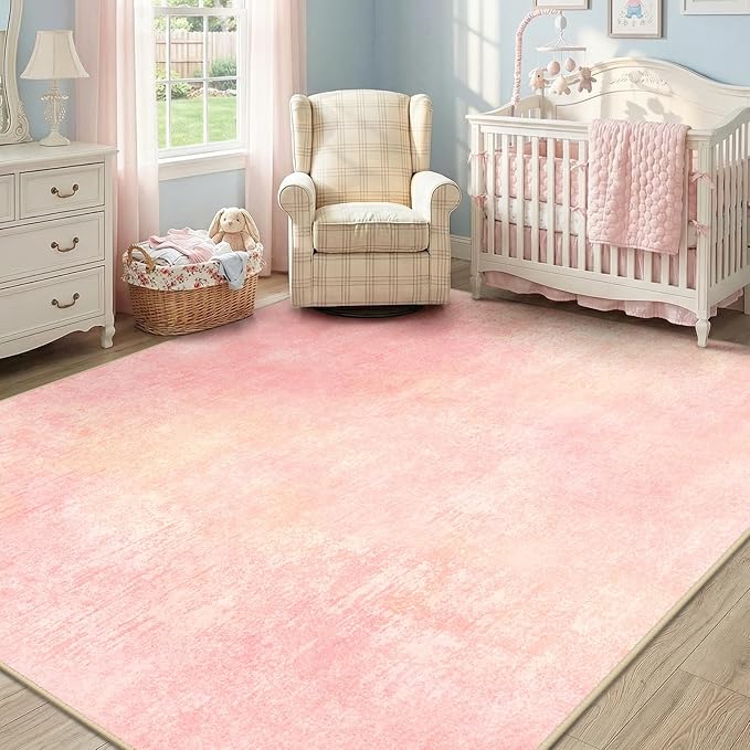 RELEANY Washable Area Rugs 8'x10' Non-Slip Modern Abstract Soft - Image 2