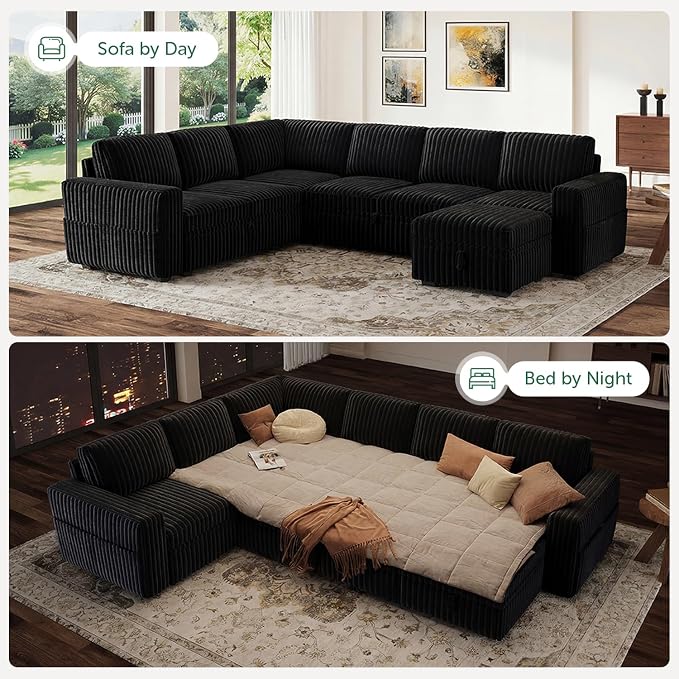 HONBAY Modular Sectional Sleeper Sofa - Image 4