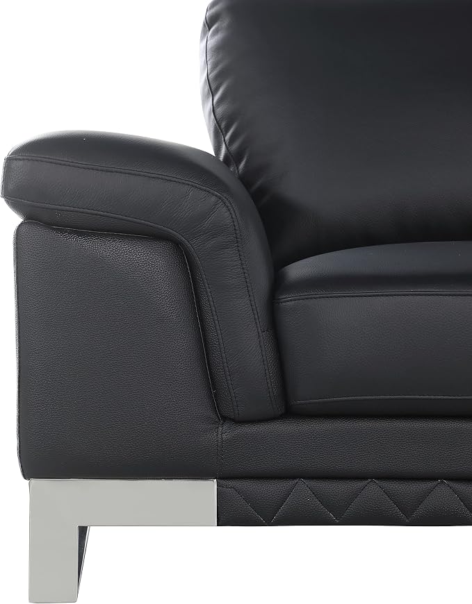 Blackjack Furniture Weston Collection Genuine Italian Leather Living Room Chair - Image 14