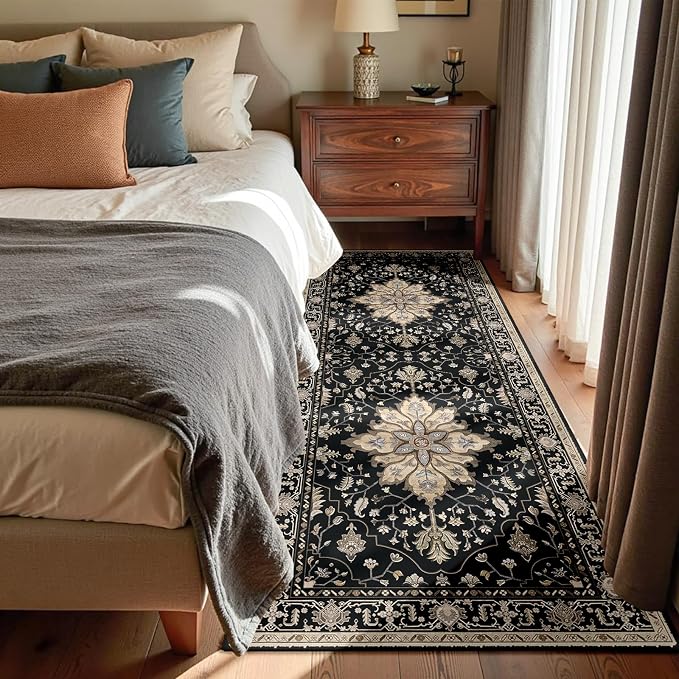 RELEANY Area Rugs 3'x6' Runner Rug Non Slip Washable - Image 2
