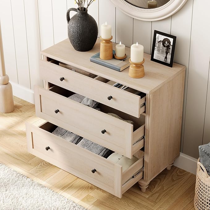 WAMPAT Farmhouse Nightstand - Image 5