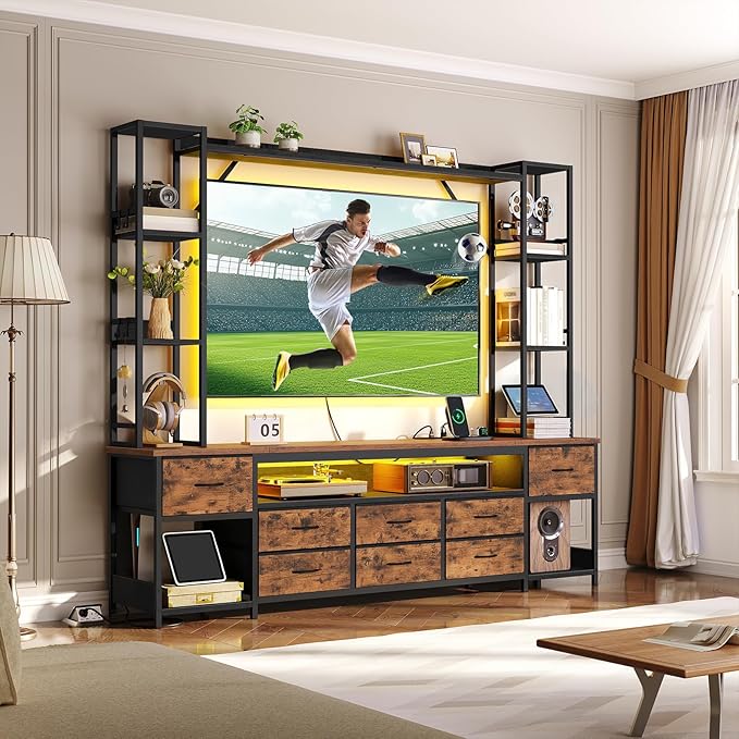 RALGEND Large Entertainment Center - Image 5