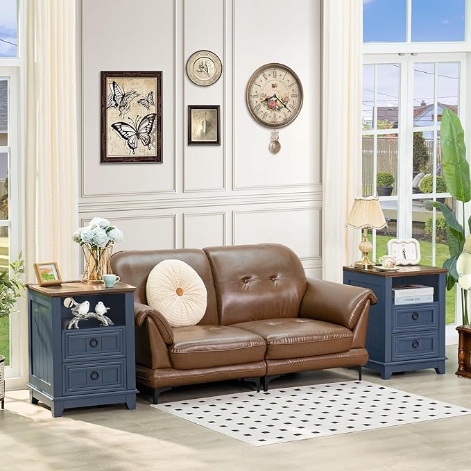 Farmhouse Coffee Table Set of 3, Furniture Set - Image 6