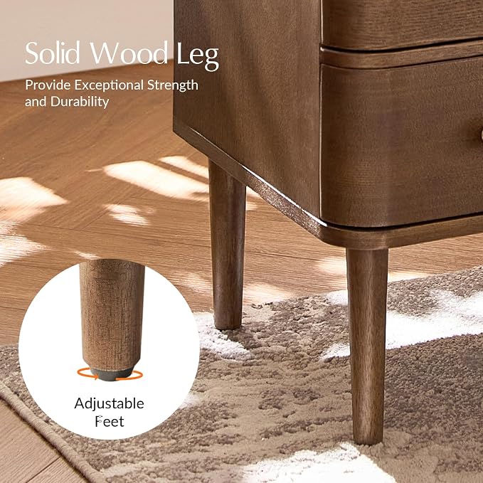 HULALA HOME Modern End Table Set of 2 - Image 5