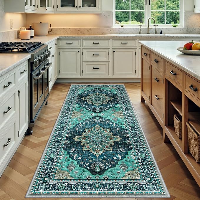RELEANY Area Rugs 3'x8' Runner Rug Non Slip Washable by RELEANY