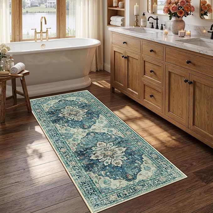 RELEANY Area Rugs 2'6"x5' Runner Rug Non Slip Washable by RELEANY