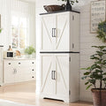 ACCOHOHO 72" Tall Kitchen Pantry, Farmhouse Storage Cabinet by ACCOHOHO