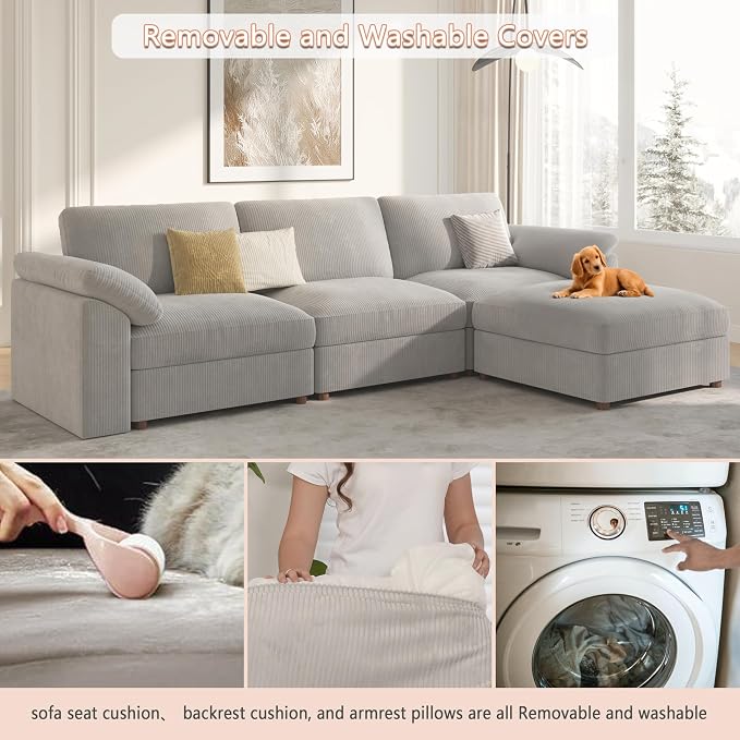 EASE MOOSE Oversized Sectional Modular Sofa - Image 6