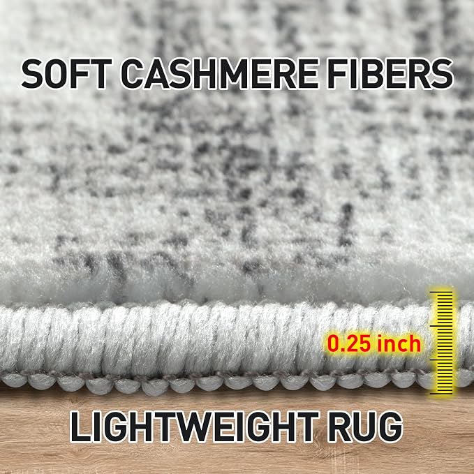 6x9 Area Rugs Washable Rug: Large Modern Abstract Living Room Rug Soft - Image 7