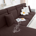 Smiry Waterproof Couch Cushion Covers, Stretch Jacquard Thick Sofa Cushion by Smiry
