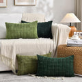 Fancy Homi 4 Packs Decorative Throw Pillow Covers by Fancy+Homi
