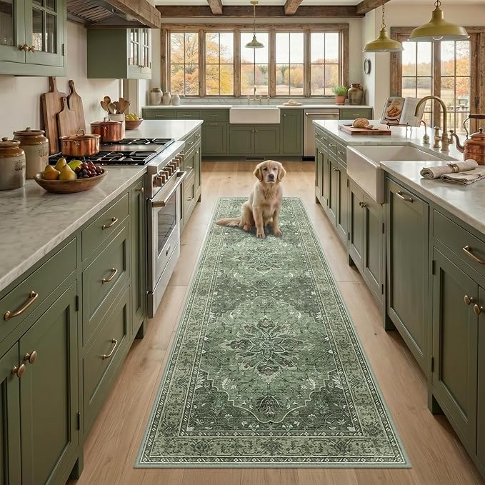 RELEANY Area Rugs 3'x9' Runner Rug Non Slip Washable by RELEANY