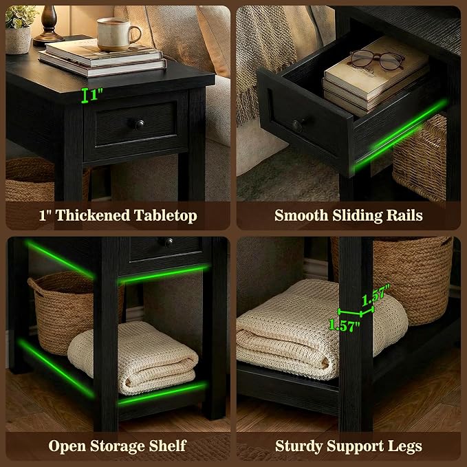 Armocity Narrow End Table Set of 2 - Image 8