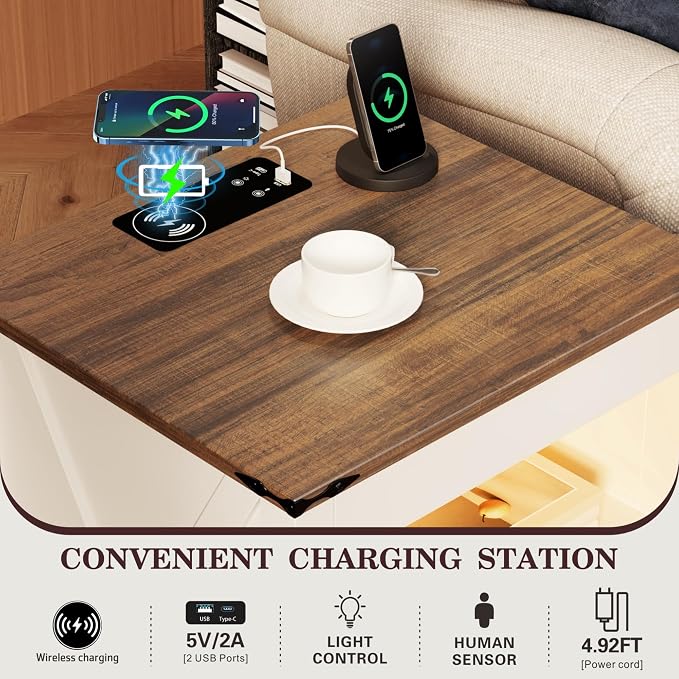 HWB LED Nightstand Set of 2 - Image 4