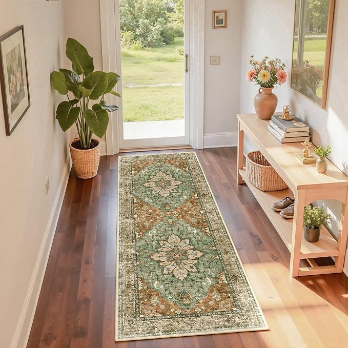 RELEANY Area Rugs 2'x6' Runner Rug Non Slip Washable by RELEANY