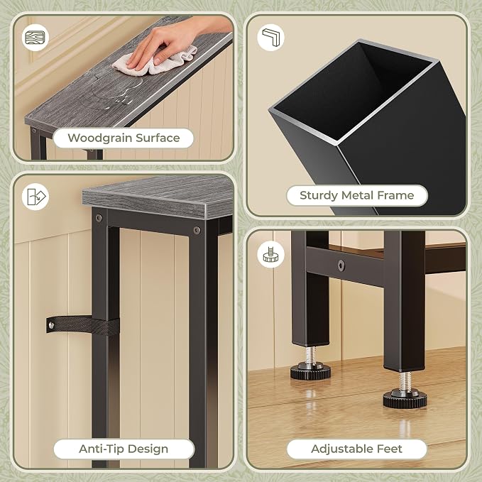 Huuger 102.4 Inch Sofa Table - Image 9