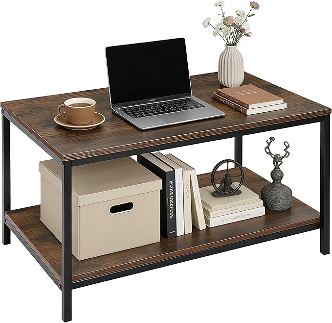 ZenStyle Industrial Coffee Table by ZenStyle