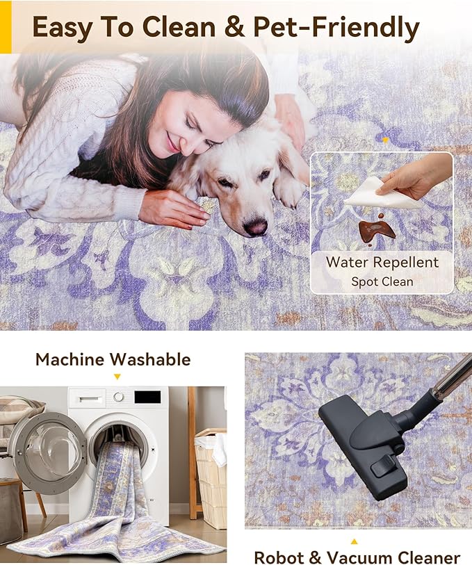 RELEANY Area Rugs 2'x3' Kitchen Rugs Entry Rug Small Rugs - Image 6