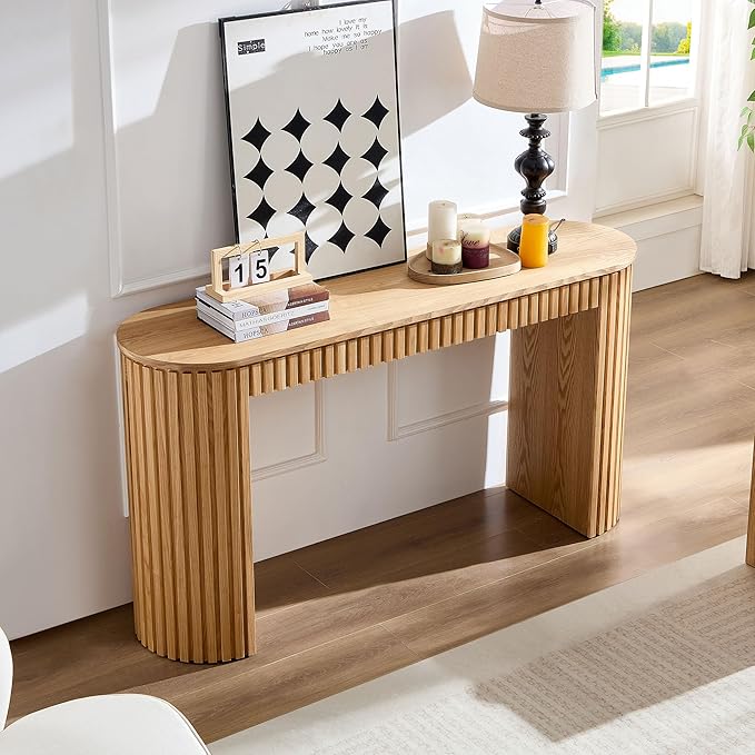 59.05'' Curved Console Table - Image 9