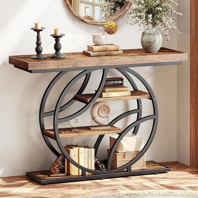 Huuger Modern Console Table, 41.3 Inch Sofa Table by Huuger