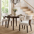 Mid Century Modern Dining Chairs, Farmhouse Velvet Upholstered Accent Chair by HNY