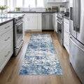 Washable Area Rug 3x8 Entryway Rug: Washable Modern Abstract Soft Thin Rug by FXRHLP