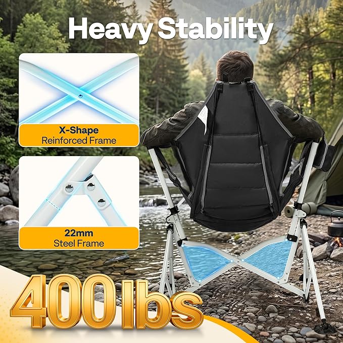 VIVOHOME Hammock Camping Chair - Image 6