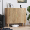 Smuxee Oak Sideboard Cabinet, Freestanding Buffet Cabinet by Smuxee