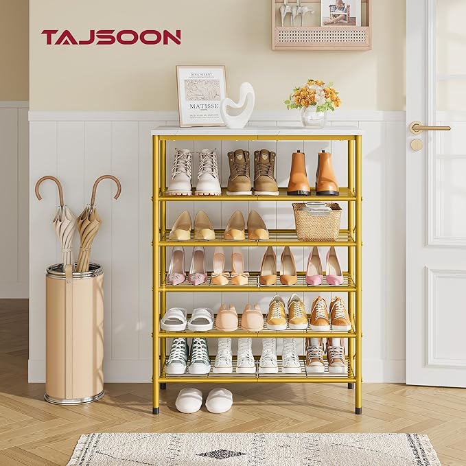 Tajsoon 6 Tier Shoe Rack Organizer - Image 6