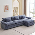 Oprisen 120" Modular Sectional Sofa, Comfy Cloud Couch Sectional Sofa by Oprisen