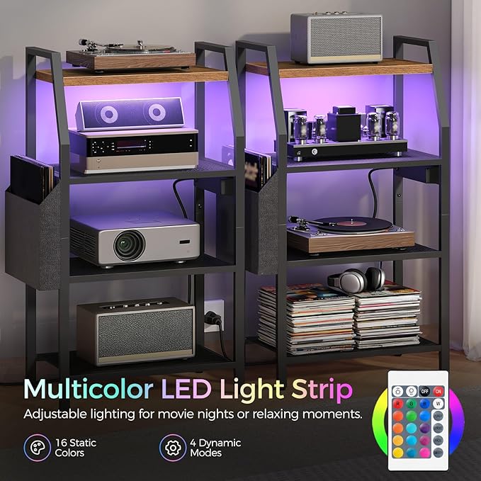 MAHANCRIS 4-Tier AV Media Stand - Image 5