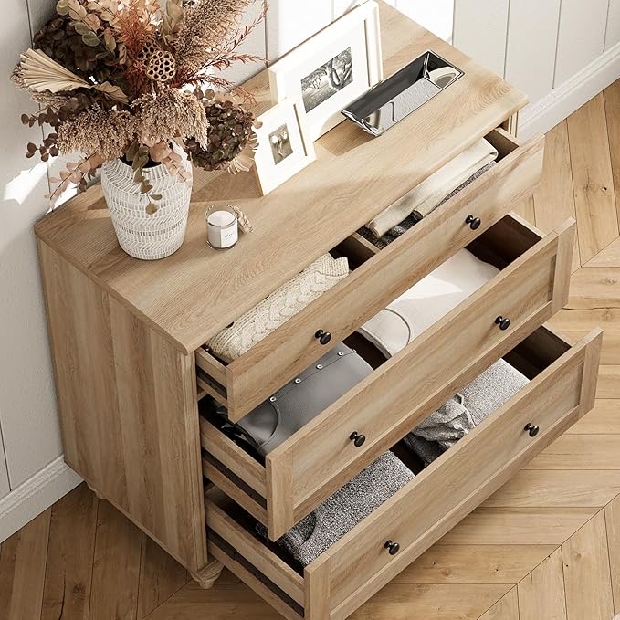 WAMPAT Farmhouse Nightstand - Image 4
