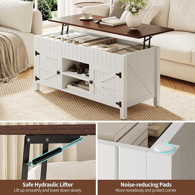 47.3“ Lift Top Coffee Table - Image 3