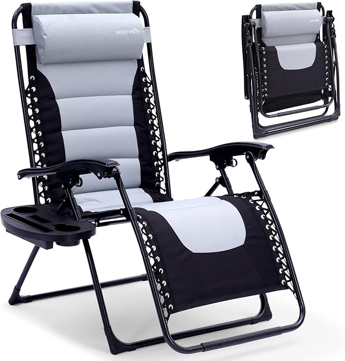 SereneLife Padded Zero Gravity Lounge Chair by SereneLife