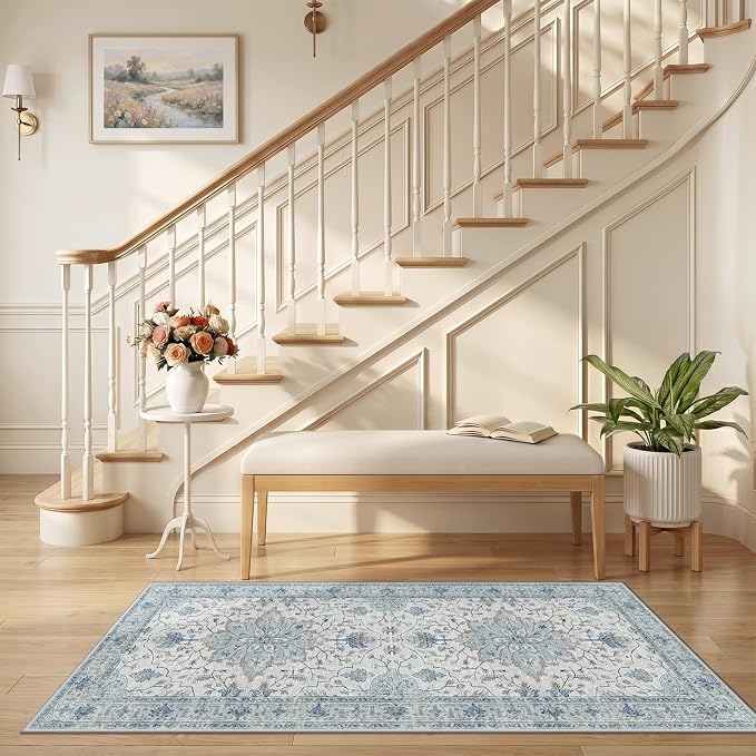RELEANY Area Rugs 2'6"x5' Runner Rug Non Slip Washable - Image 2