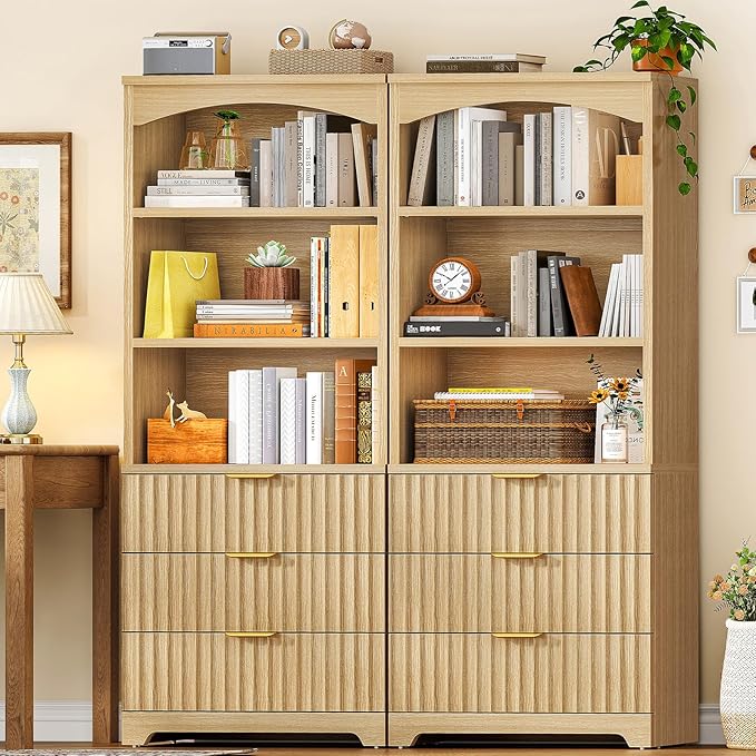 TEENFON 63.3" Tall Bookshelf, Bookshelves and Bookcases - Image 5