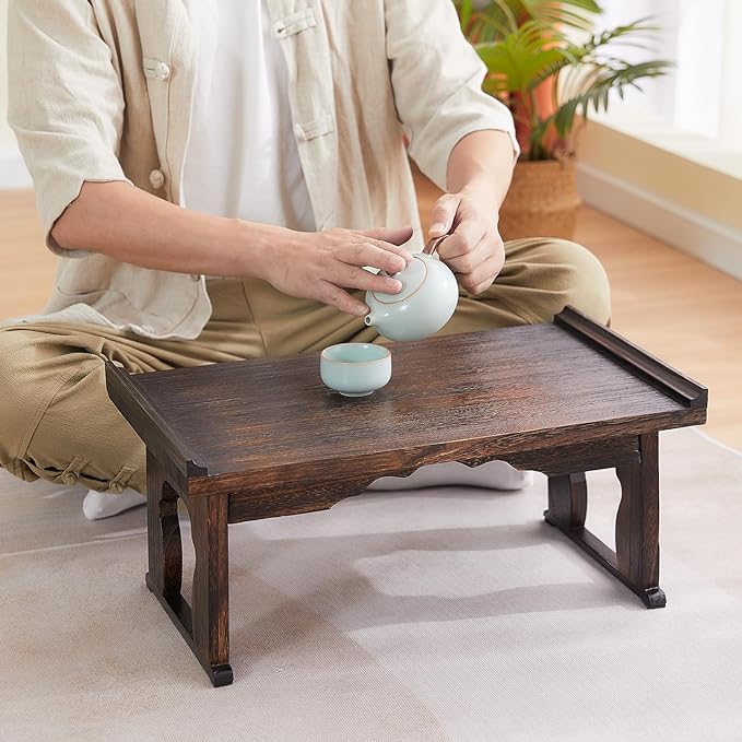 Japanese Floor Table, Small Coffee & Tea Table, Altar - Image 4