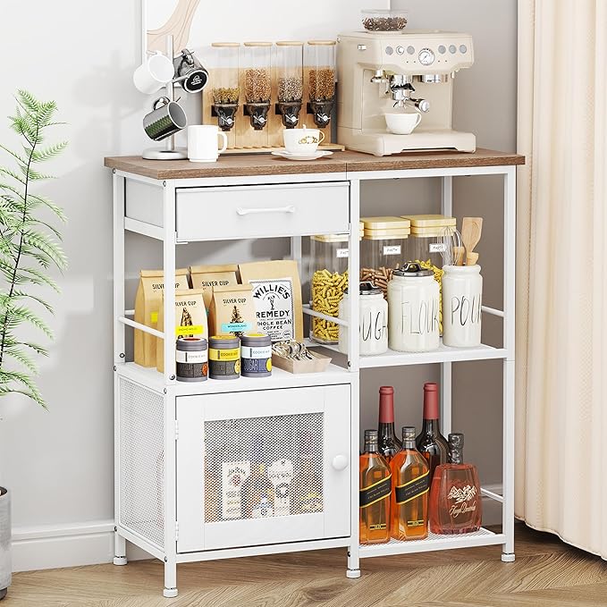 SWTYMIKI Coffee Bar Cabinet for Home by SwtyMiki-TidyHomeSweetLife
