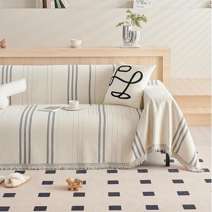 DREAMINGO Chenille Armchair Cover Jacquard Sofa Covers Washable Furniture - Image 7