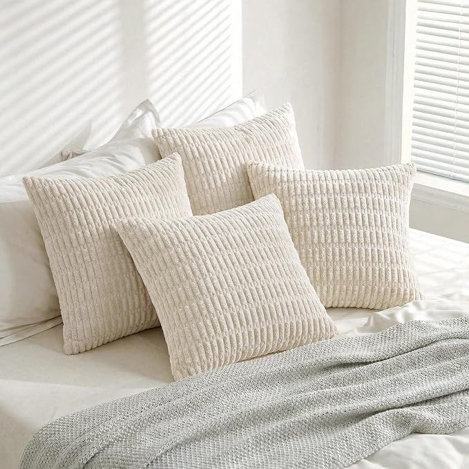Fancy Homi 4 Packs Decorative Throw Pillow Covers - Image 9