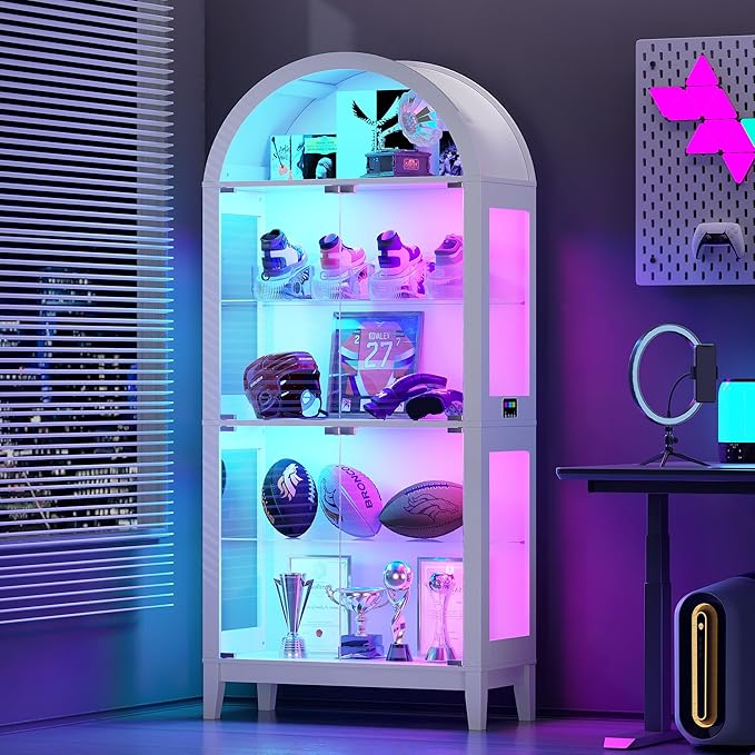 Gurexl 5-Tier Arched Display Cabinet - by Gurexl
