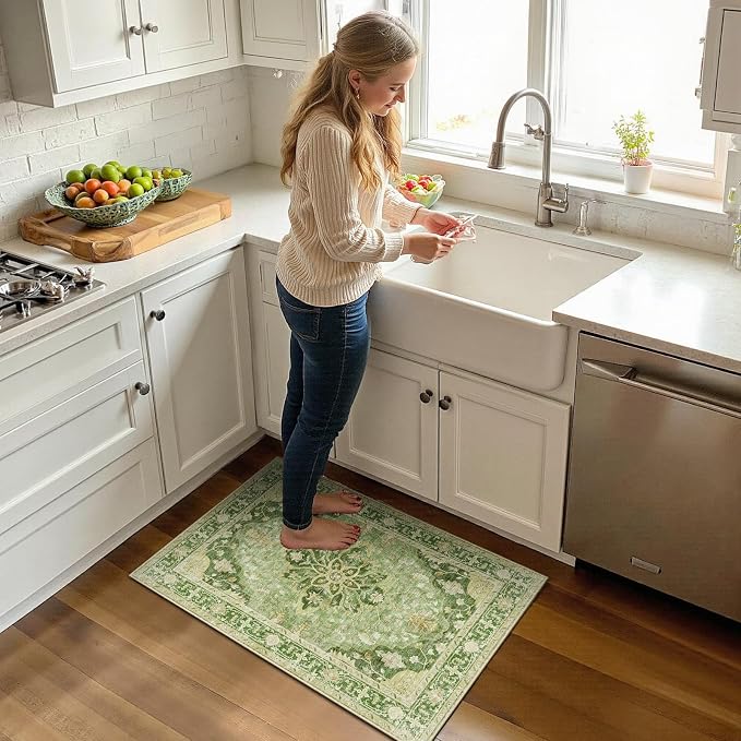 RELEANY Area Rugs 2'x3' Kitchen Rugs Entry Rug Small Rugs - Image 2