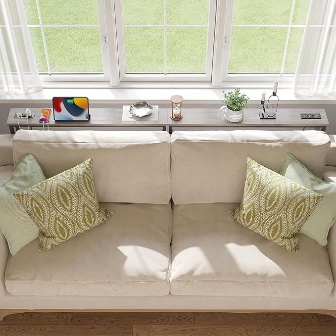 ELYKEN 2 Pack 5.9" Narrow Console Sofa Table - Image 2