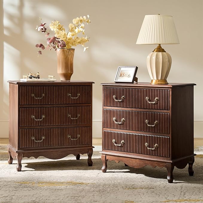 HULALA HOME Transitional Side Table Set of 2 by HULALAHOME